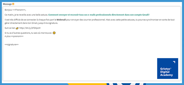 Email-marketing-exemple-de-mail-personnalisé – SG Autorepondeur