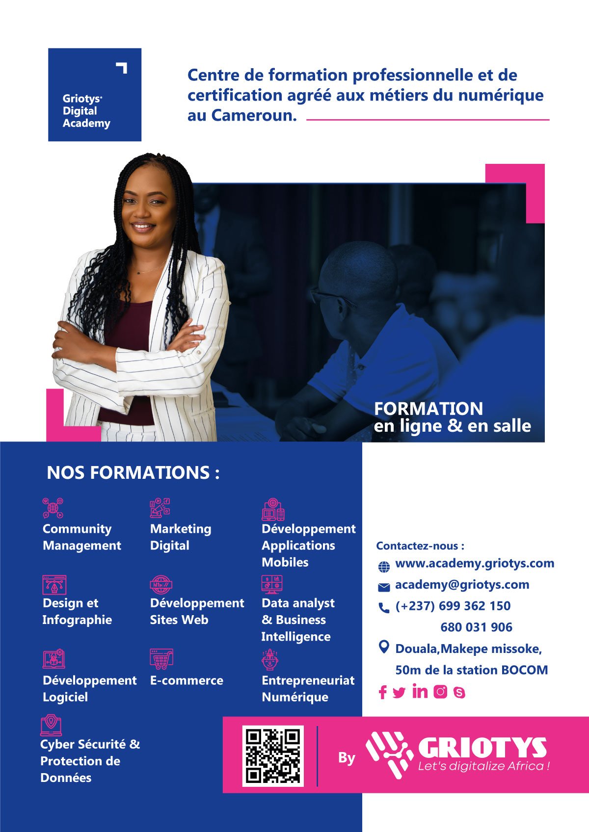 Formations de Griotys Digital academy